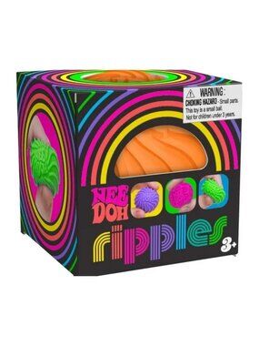 ✨NEW✨ NeeDoh MINI Teenie Singles Ripples in Orange 🍊🧡